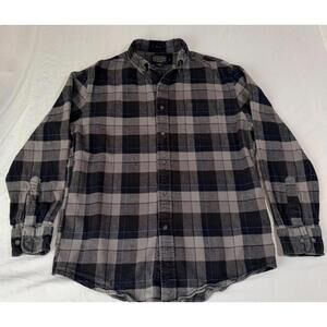 Pendleton‎ 100% Cotton Mens Mason Flannel Shirt Size Medium